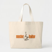 Master Baiter Fishing T-shirts Gifts Canvas Bags
