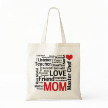 Master Chef Mom for Mothers Who Do it All! Canvas Bags