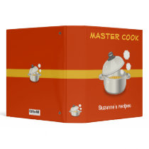 MASTER COOK - binder with your name