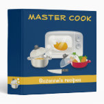 MASTER COOK - binder with your name