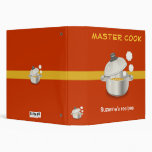 MASTER COOK - binder with your name