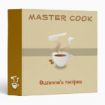 MASTER COOK - binder with your name