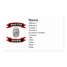 Master Diver Business Cards
