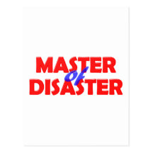 Master of Disaster Postkarte