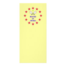 Master of Swings Tennis Rack Cards