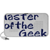 Master of the geeks notebook speaker