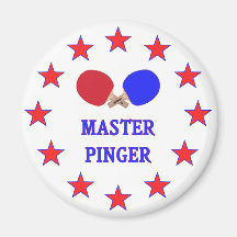 Master Pinger Ping Pong Magnets