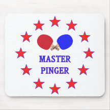 Master Pinger Ping Pong Mouse Pads