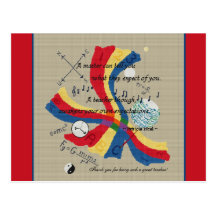 MASTER TEACHER Teacher Tribute Design Postcards