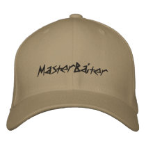 MasterBaiter Embroidered Baseball Caps