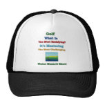 mastering golf water hazard hat