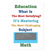 mastering satisfying Math 3D Post Cards