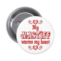 MASTIFF Love Pinback Buttons