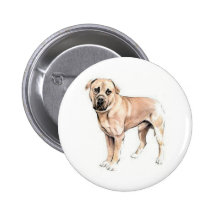 Mastiff Pinback Buttons