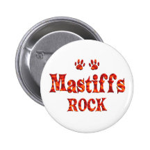 Mastiffs Rock Buttons