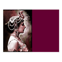 Mata Hari 1910 Postcard