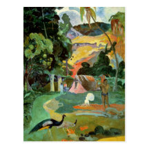 Matamoe or, Landscape with Peacocks, 1892 Post Cards