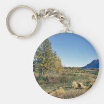 Matanuska Valley Hay Field Keychains