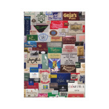 Match Books Canvas Print
