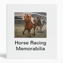 Match Race – Seabiscuit vs. War Admiral Painting Binder