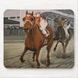 Match Race – Seabiscuit vs. War Admiral Painting Mouse Pad