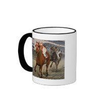 Match Race – Seabiscuit vs. War Admiral Painting Coffee Mug