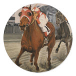 Match Race - Seabiscuit vs War Admiral Painting stickers
