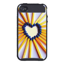 Match Stick Heart iPhone 4/4S Case