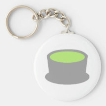 Matcha tea key chain