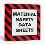 Material Safety Data Sheets Red Binder