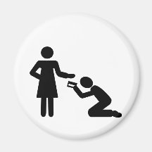 Material Woman - Man Magnets