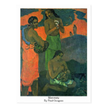 Maternity By Paul Gauguin Post Cards