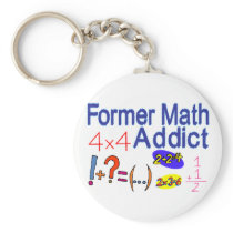 Math Addict Key Chains