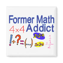 Math Addict Refrigerator Magnet