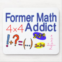 Math Addict Mouse Pad