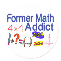 Math Addict Sticker