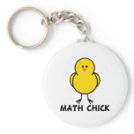 Math Chick keychains