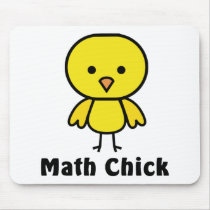 Math Chick Mouse Pads