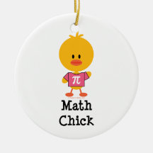 Math Chick Ornament