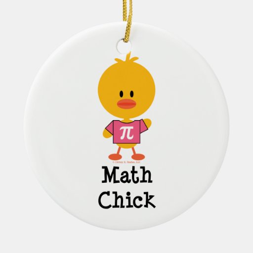 Math Chick Ornament