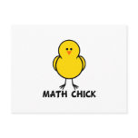 Math Chick postcards