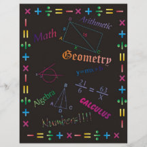 Math Design Black Flyer