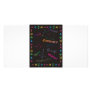 Math Design Black Personalized Photo Card