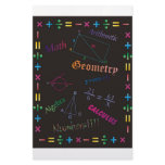 Math Design Black stationery