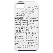 Math Equations Cheat Sheet iPhone 5 Case
