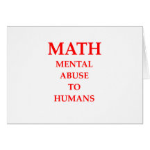 MATH GREETING CARDS