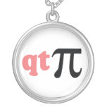 Math Humour - Cute Tee Pi Pendants