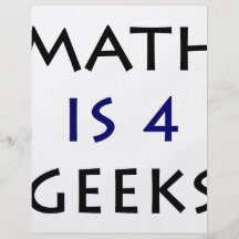 Math Is 4 Geeks Flyer Design