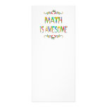 Math is Awesome Rack Card