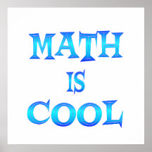Math is Cool Poster